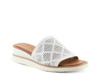 Zali Wedge Sandal White view