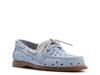 Embroidered Perforated Authentic Original 2-Eye Boat Shoe Light Blue view