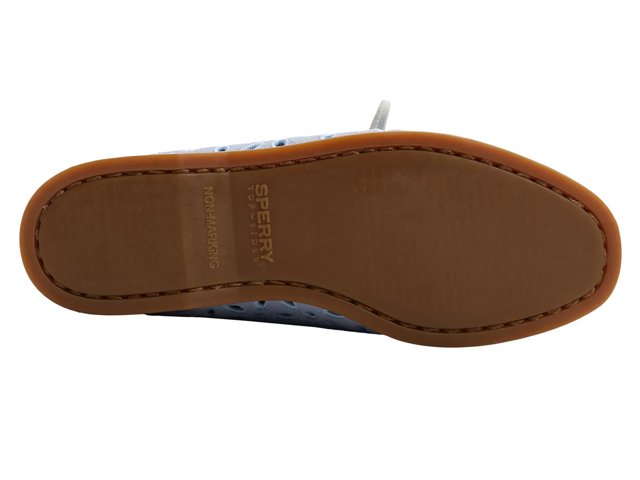 Embroidered Perforated Authentic Original 2-Eye Boat Shoe