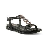 Cuffed Sandal Black view