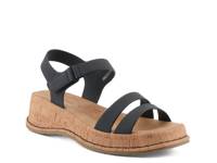 Moniece Wedge Sandal Black view