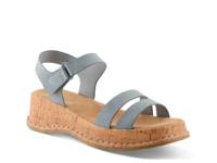 Moniece Wedge Sandal Grey view