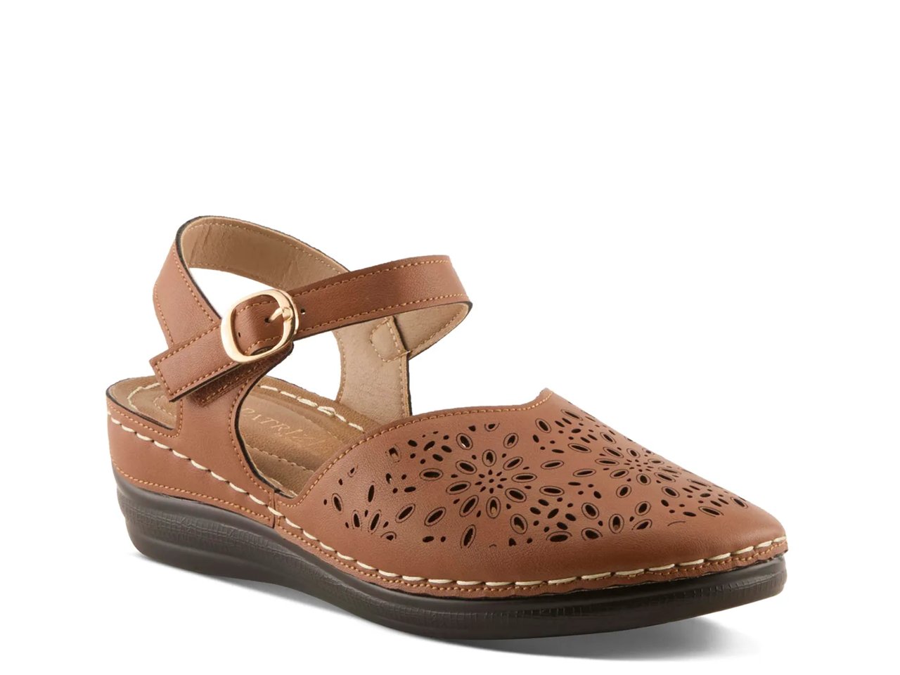 Nougatish Wedge Sandal