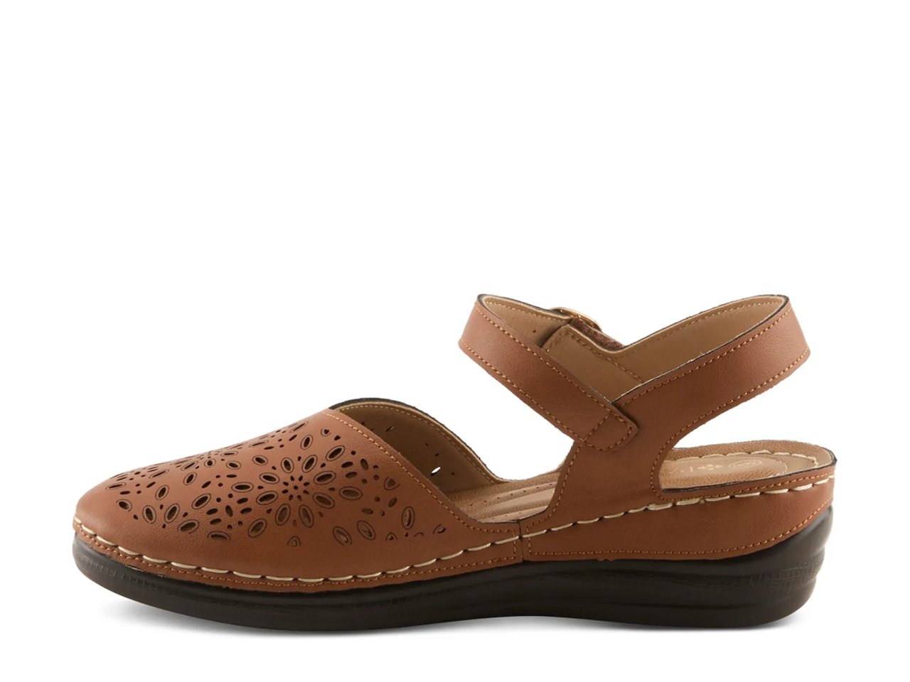 Nougatish Wedge Sandal