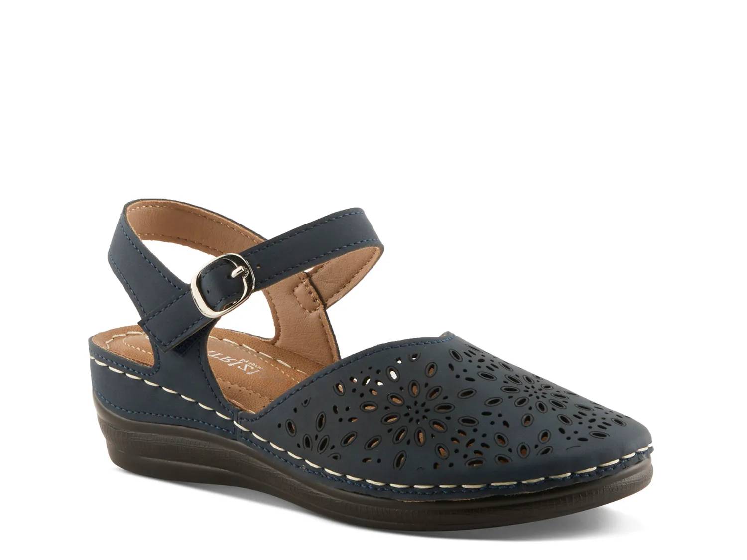 Nougatish Wedge Sandal