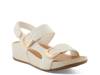 Ocean Way Lux Wedge Sandal Off White view