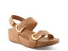 Ocean Way Lux Wedge Sandal Light Brown view