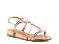 Pandya Wedge Sandal Gold Metallic/Multicolor view