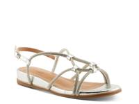 Paneer Wedge Sandal Silver Metallic view