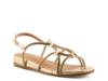 Paneer Wedge Sandal Gold Metallic view