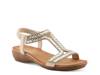 Saevi Wedge Sandal Taupe view