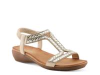 Saevi Wedge Sandal Taupe view