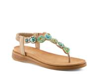 Sinai Sandal Taupe/Blue view