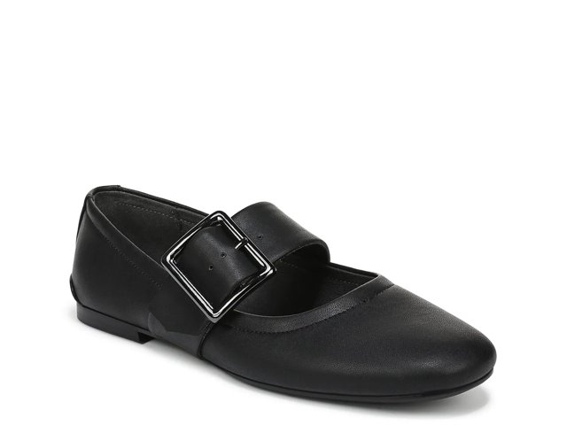 Franco Sarto Women's Astrid Mary Jane Flat - Black - Ballerinas - 6