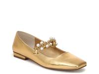 Tinsley Mary Jane Flat Gold Metallic view