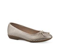 Carris Ballet Flat Gold Champagne view
