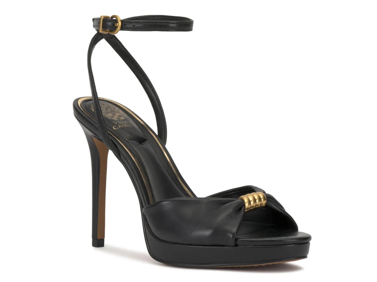 24cm CAMUTO 美品　VINCE エナメルバレエシューズ　ブラック