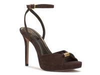 Neala Platform Sandal Dark Brown view