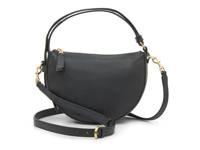 Karla Leather Crossbody Bag Black view