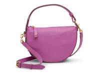 Karla Leather Crossbody Bag Purple view