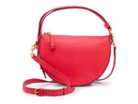 Karla Leather Crossbody Bag Red view