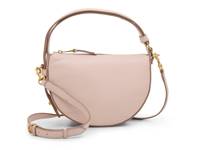 Karla Leather Crossbody Bag Light Pink view