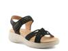 Delosa Wedge Sandal Black view