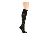 Ditsy Floral Women’s Compression Knee Socks Black view