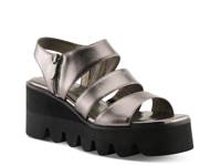 Corrigate Platform Sandal Pewter Metallic view