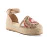 Endlessluv Espadrille Platform Sandal Taupe/Multicolor view