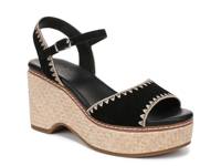 Della Platform Sandal Black view