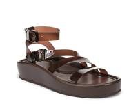 So Sweet Wedge Sandal Dark Brown view