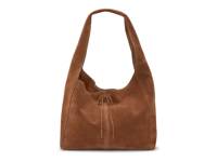 Clem Suede Hobo Bag Honey Tan view