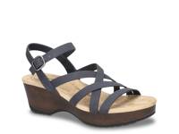Monroe Platform Sandal Navy view