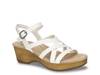 Monroe Platform Sandal White view