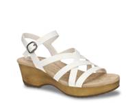 Monroe Platform Sandal White view