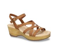 Monroe Platform Sandal Dark Brown view