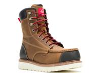 Loader II 8" Carbonmax® Waterproof Hyperrest Work Boot - Men's Dark Brown view