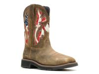 Rancher Steel Toe Waterproof Wellington Work Boot - Men's Dark Brown view