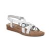 April Sandal White view