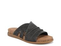 Noelle Sandal Black Canvas view