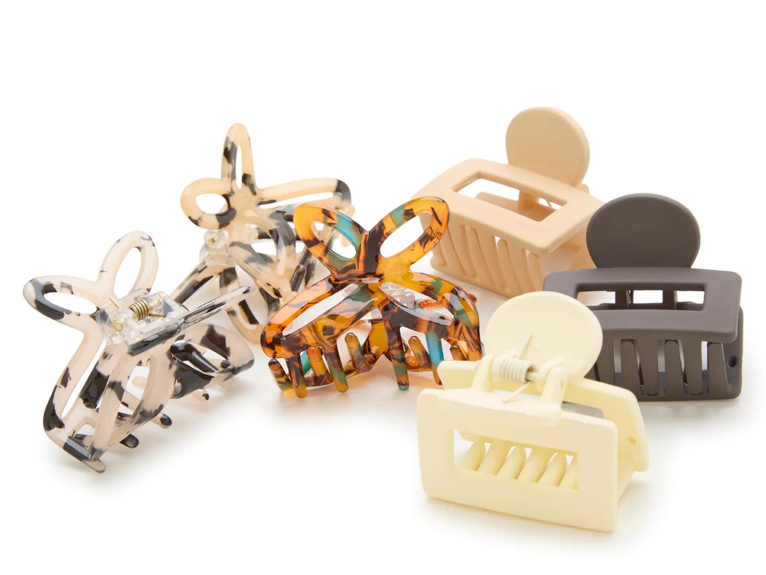 Butterfly Mix Mini Hair Clips Set - 6 Pack