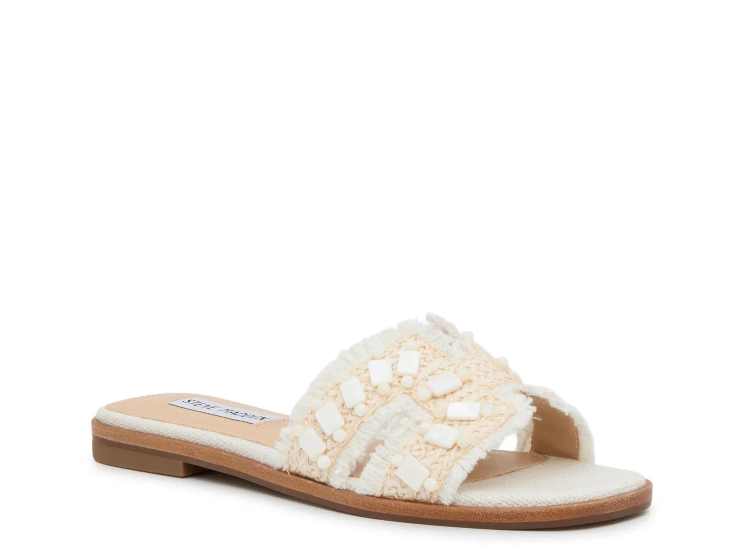 Steve Madden Hadyn Sandal | Women's | White | Size 5.5 | Sandals