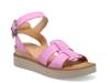 Shaelan Wedge Sandal Fuchsia view