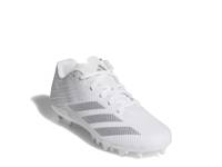 Adizero Electric.2 II Football Cleat - Kids' White/Silver view
