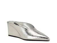 Lanah Wedge Mule Silver Metallic view