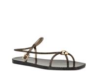 Shells Thong Sandal Black view