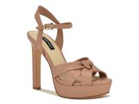 Windee Platform Sandal Natural Light Tan view