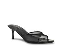 Vixie Sandal Black Mesh Fabric view