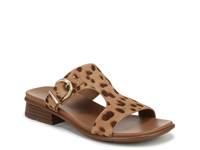 Beach Sandal Brown Leopard view